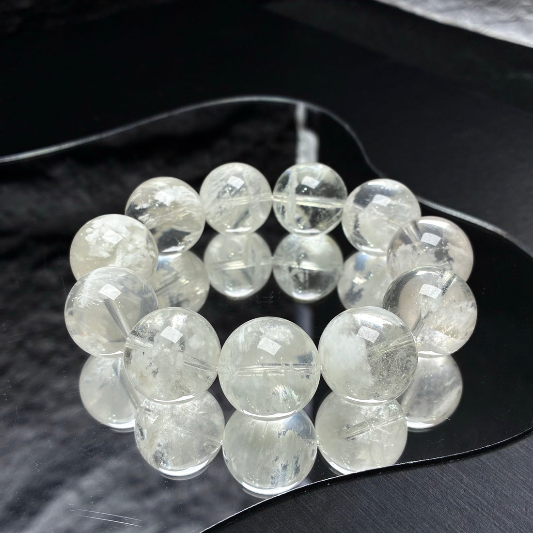 White Phantom Quartz Bracelet – Crystal Jewelry